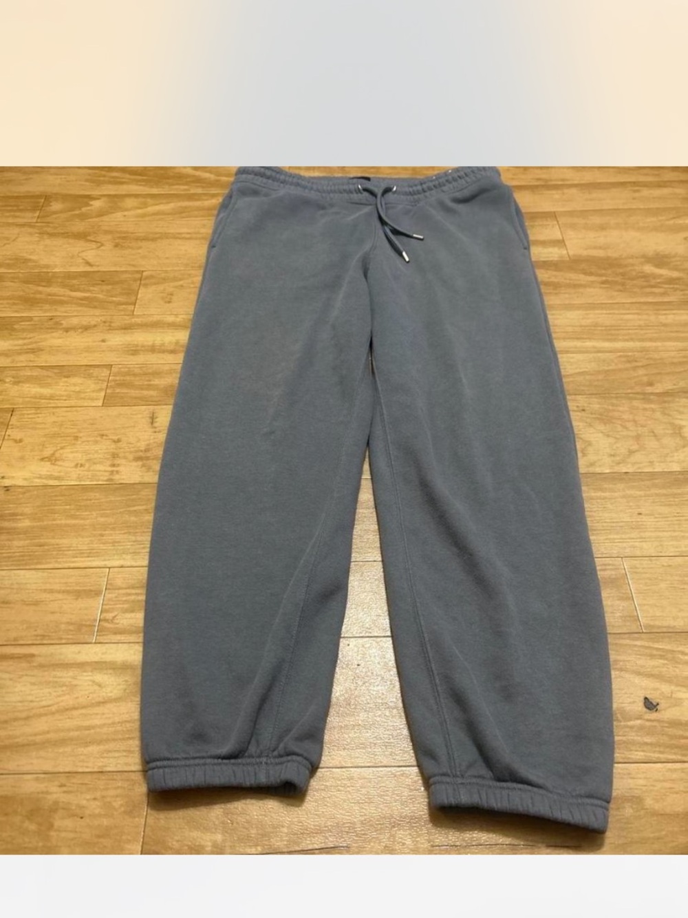 H&M Charcoal Gray Fleece Joggers
